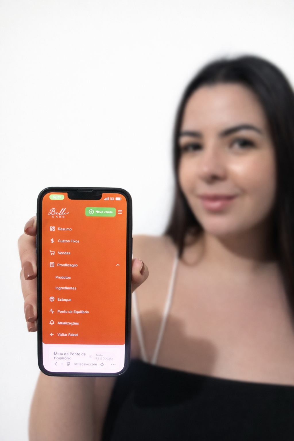Isabelle usando a ferramenta de precificação